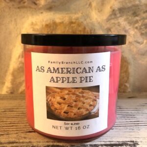 As American As Apple Pie 3 Wick Candle.